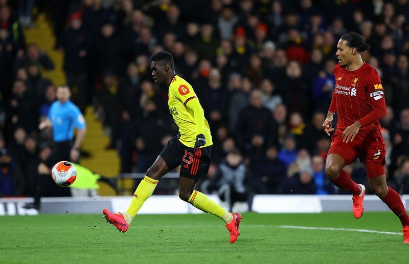 Sarr's stunning brace downed EPL champions Liverpool earlier this season